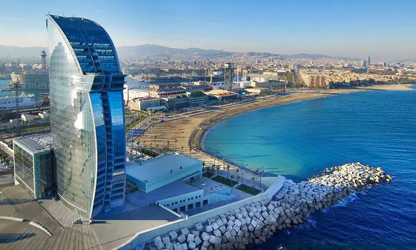 W Barcelona hotel in Barcellona